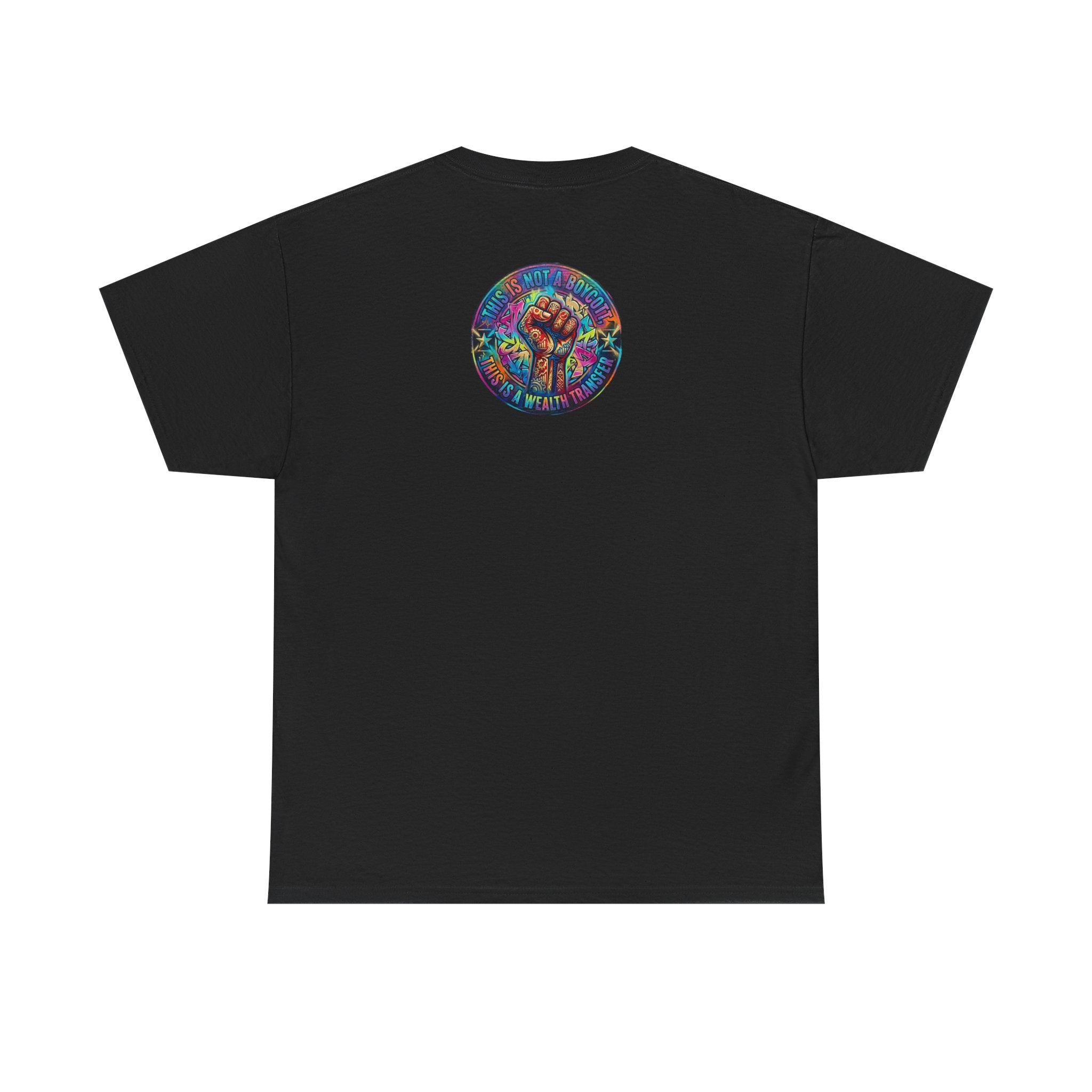 Graphic Tee — Vintage Afrocentric Joker Portrait & Psychedelic Raised Fist Art