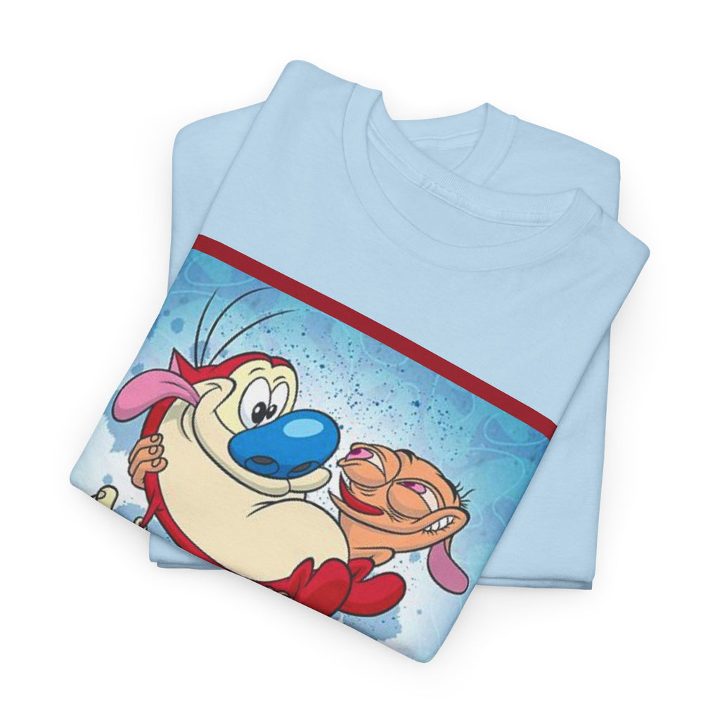Ren & Stimpy Graphic Tee — Retro Nickelodeon Cartoon T-Shirt