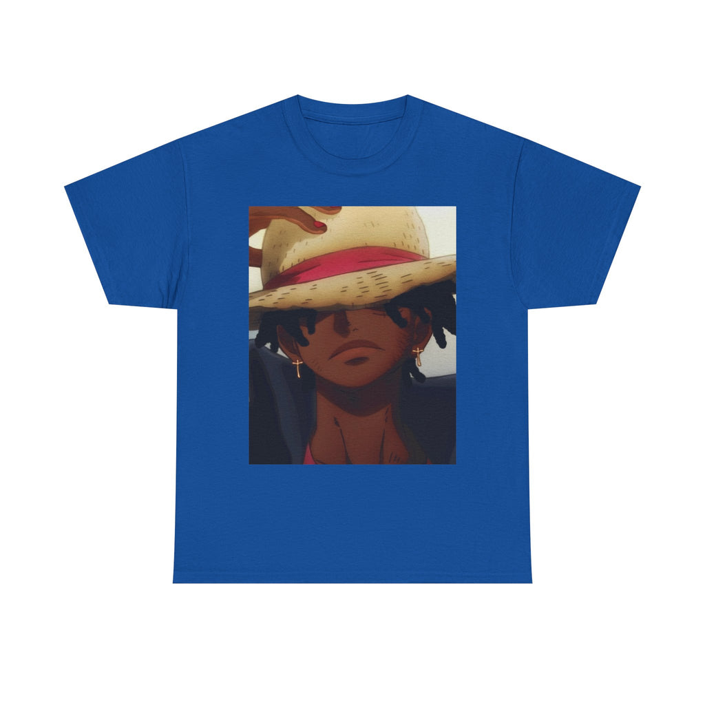 One Piece Luffy Straw Hat T‑Shirt — Anime Pirate Crew Graphic Tee