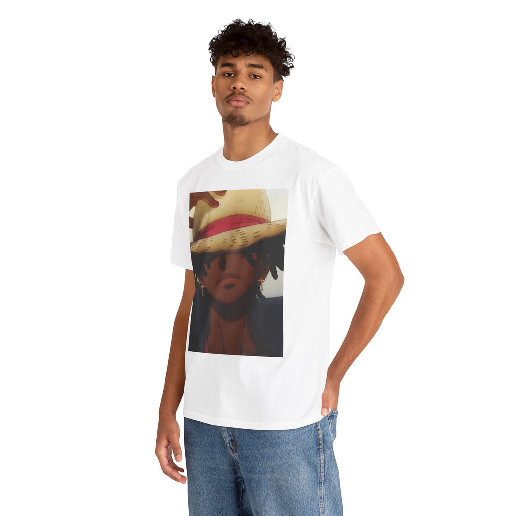 One Piece Luffy Straw Hat T‑Shirt — Anime Pirate Crew Graphic Tee