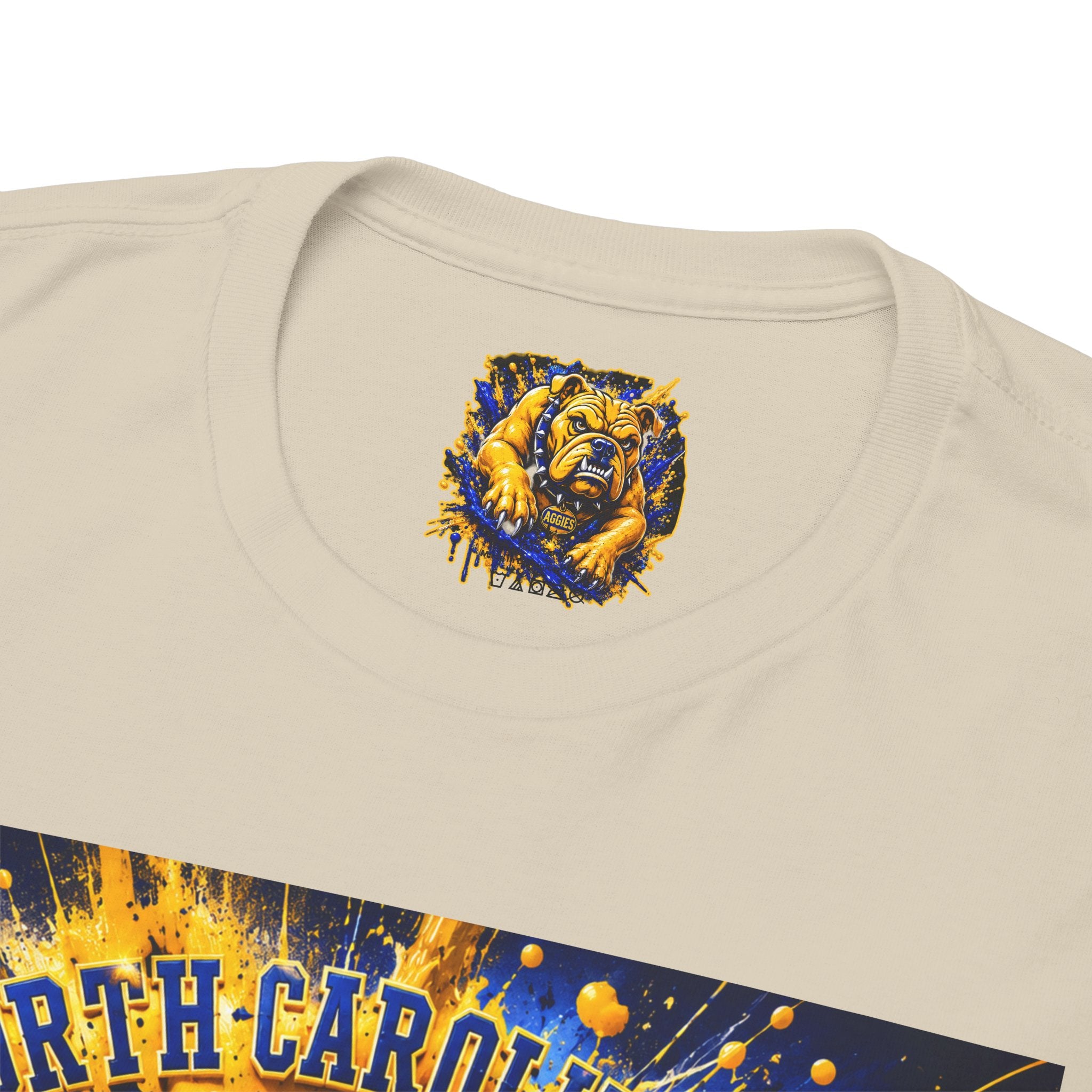 North Carolina A&T Aggies Bulldog T-Shirt — A&T Logo College Tee