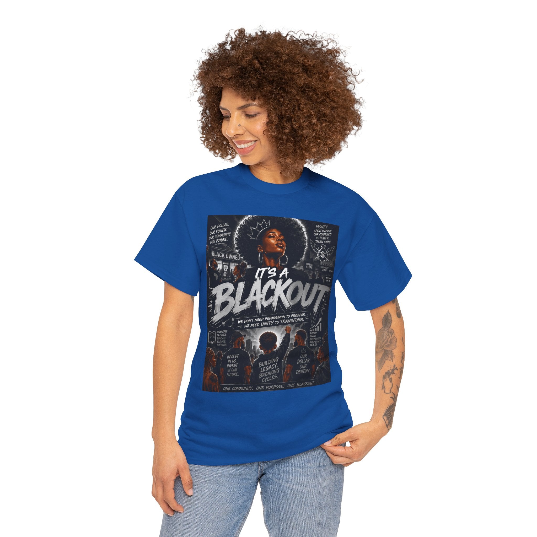 Blackout Protest T-Shirt — "It's a Blackout" Social Justice Tee