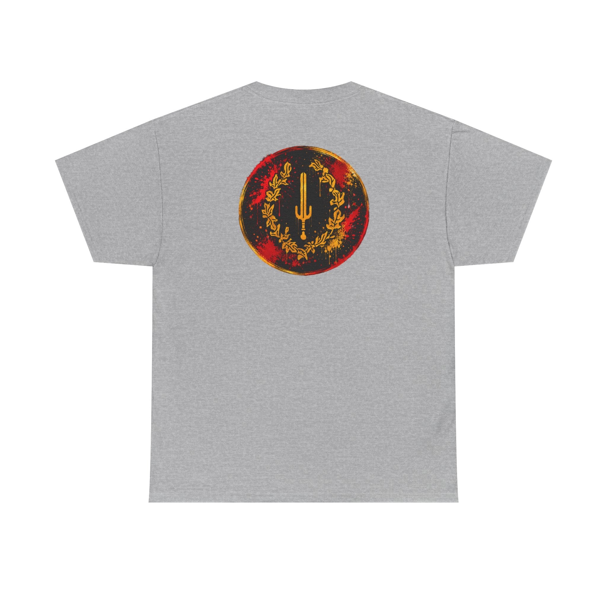 Laurel Trident Tee — Vintage Gold Emblem Graphic T-Shirt
