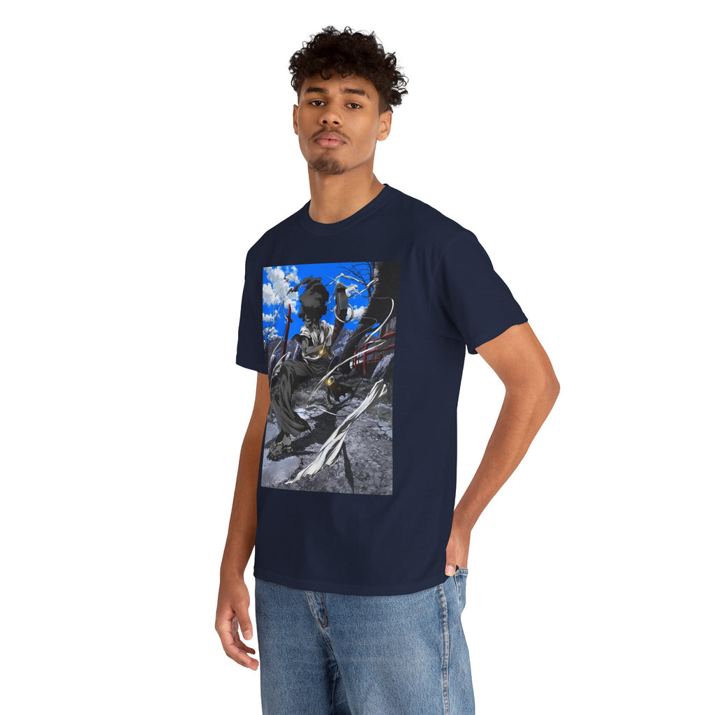 Afro Samurai Graphic Tee — Anime Streetwear T‑Shirt