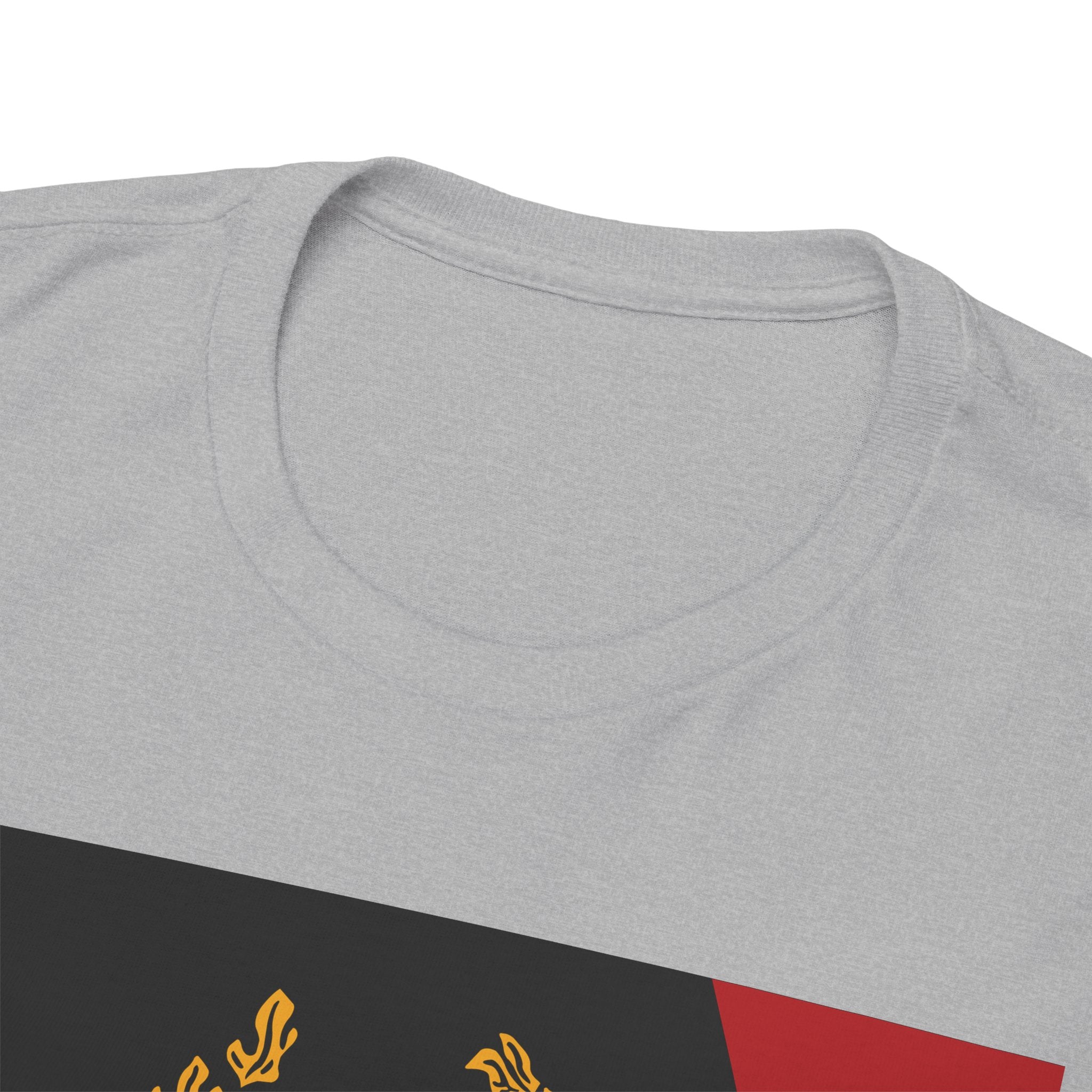 Laurel Trident Tee — Vintage Gold Emblem Graphic T-Shirt