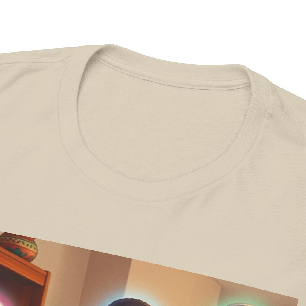 Black Family Study Night T-Shirt — Inspirational Afrofuturist Classroom Artwork