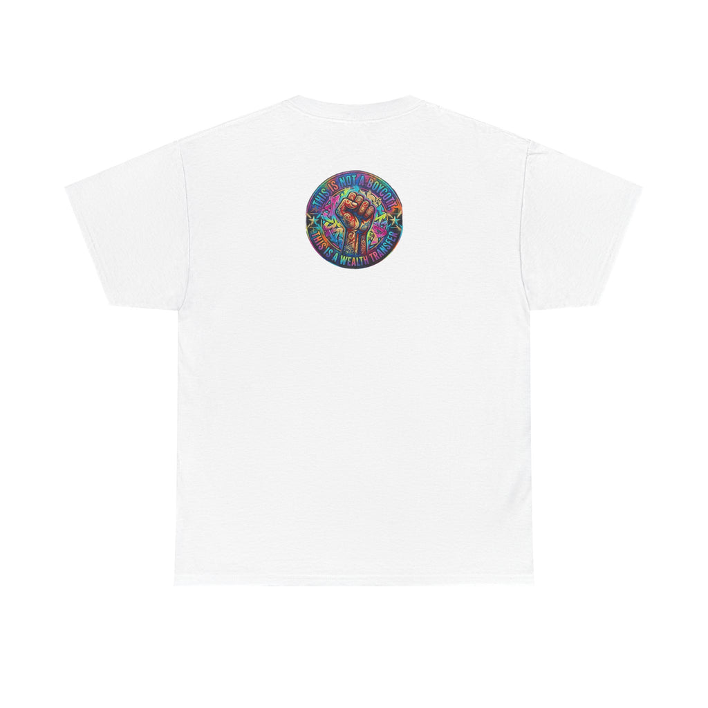 Graphic Tee — Vintage Afrocentric Joker Portrait & Psychedelic Raised Fist Art