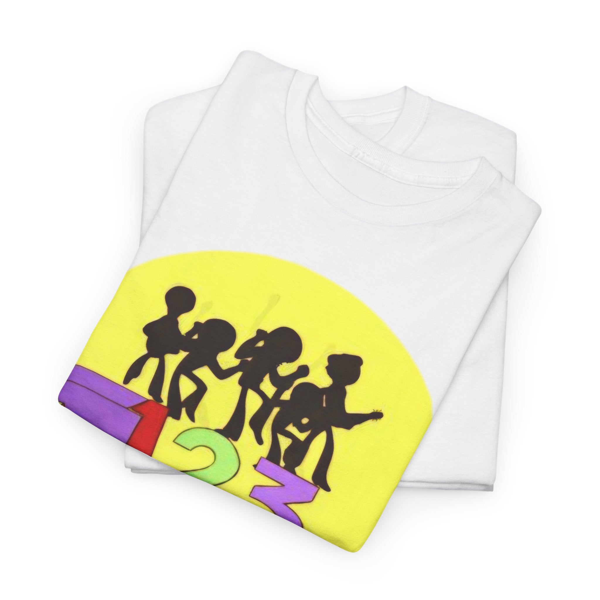 ABC 123 Kids Music Tee — Colorful Educational Rhythm Shirt