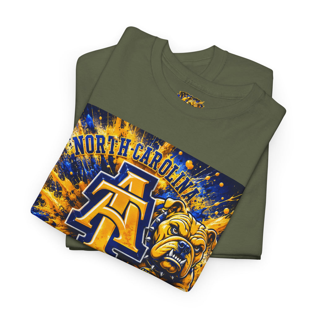 North Carolina A&T Aggies Bulldog T-Shirt — A&T Logo College Tee