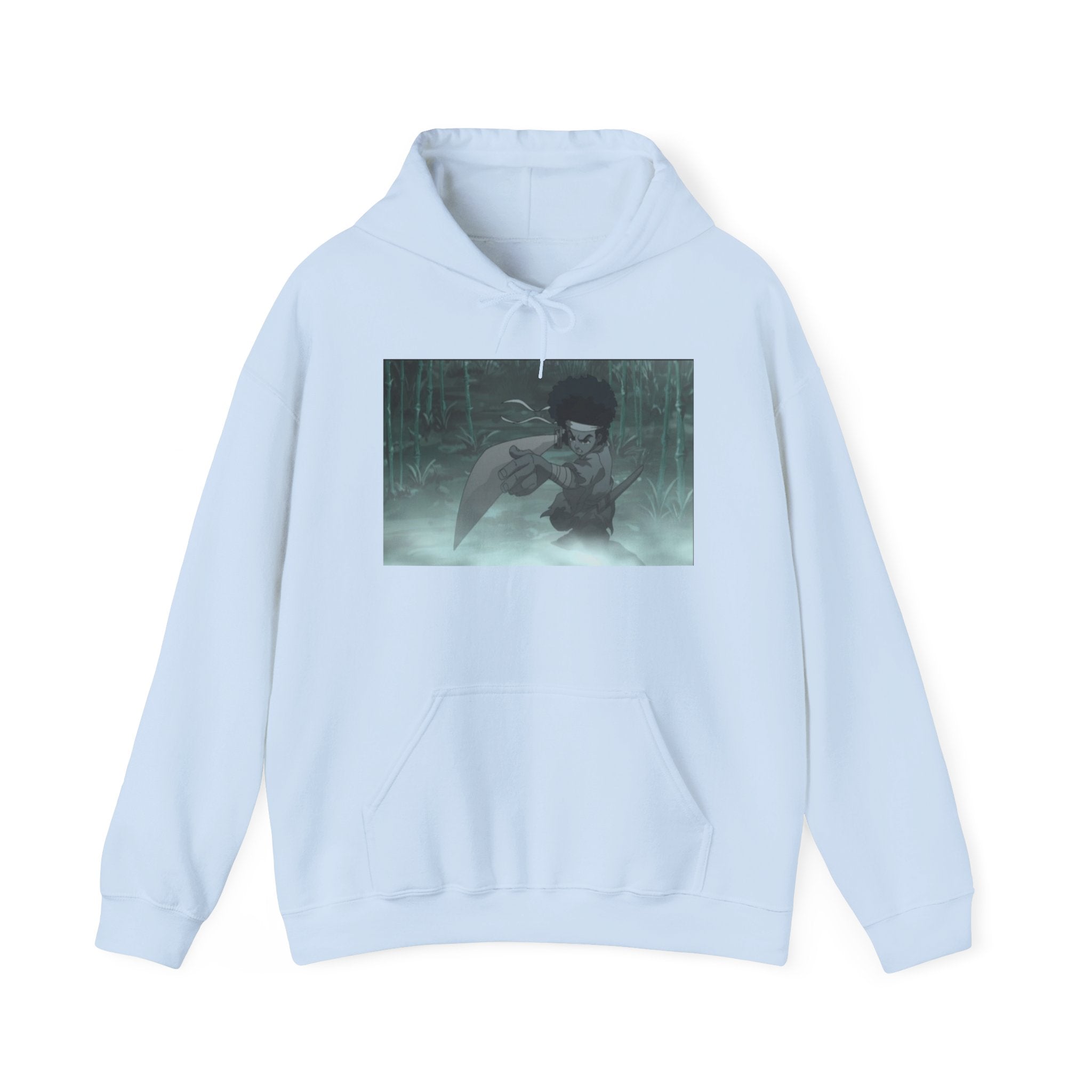 Moody Forest Angel Hoodie — Ethereal Wings Graphic Sweatshirt