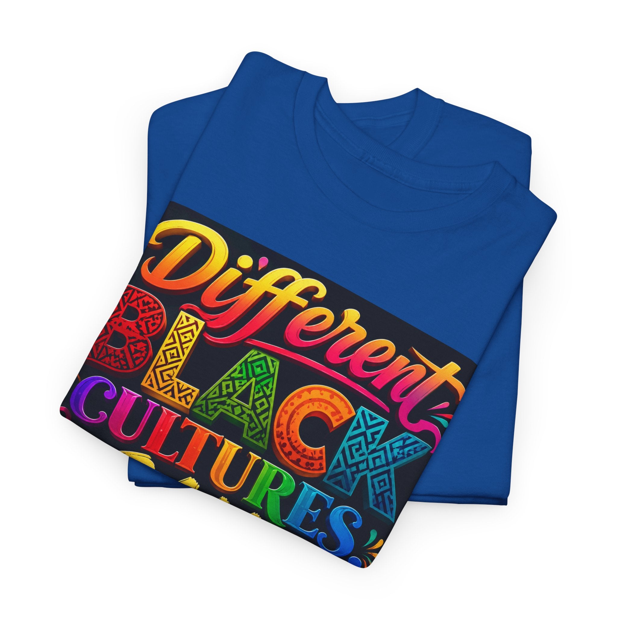 T-Shirt — Different Black Cultures, Same Black Skin Graphic Tee (Black History & Unity)