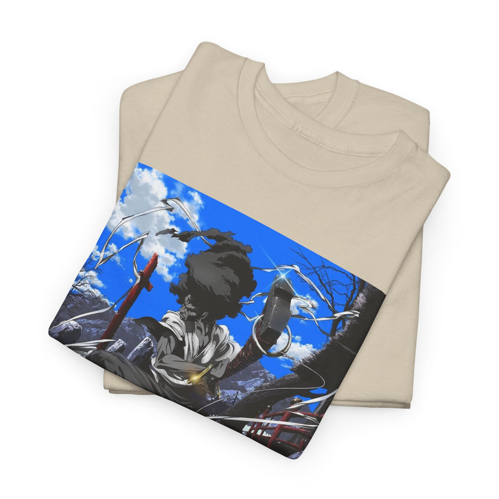 Afro Samurai Graphic Tee — Anime Streetwear T‑Shirt