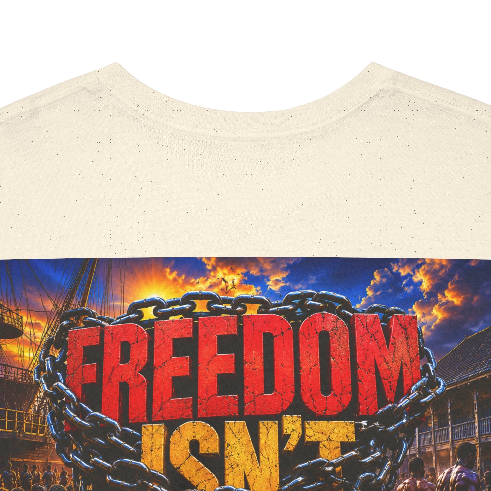 Freedom Isn’t Free Tee — Patriotic Fireworks Soldier Graphic T-Shirt