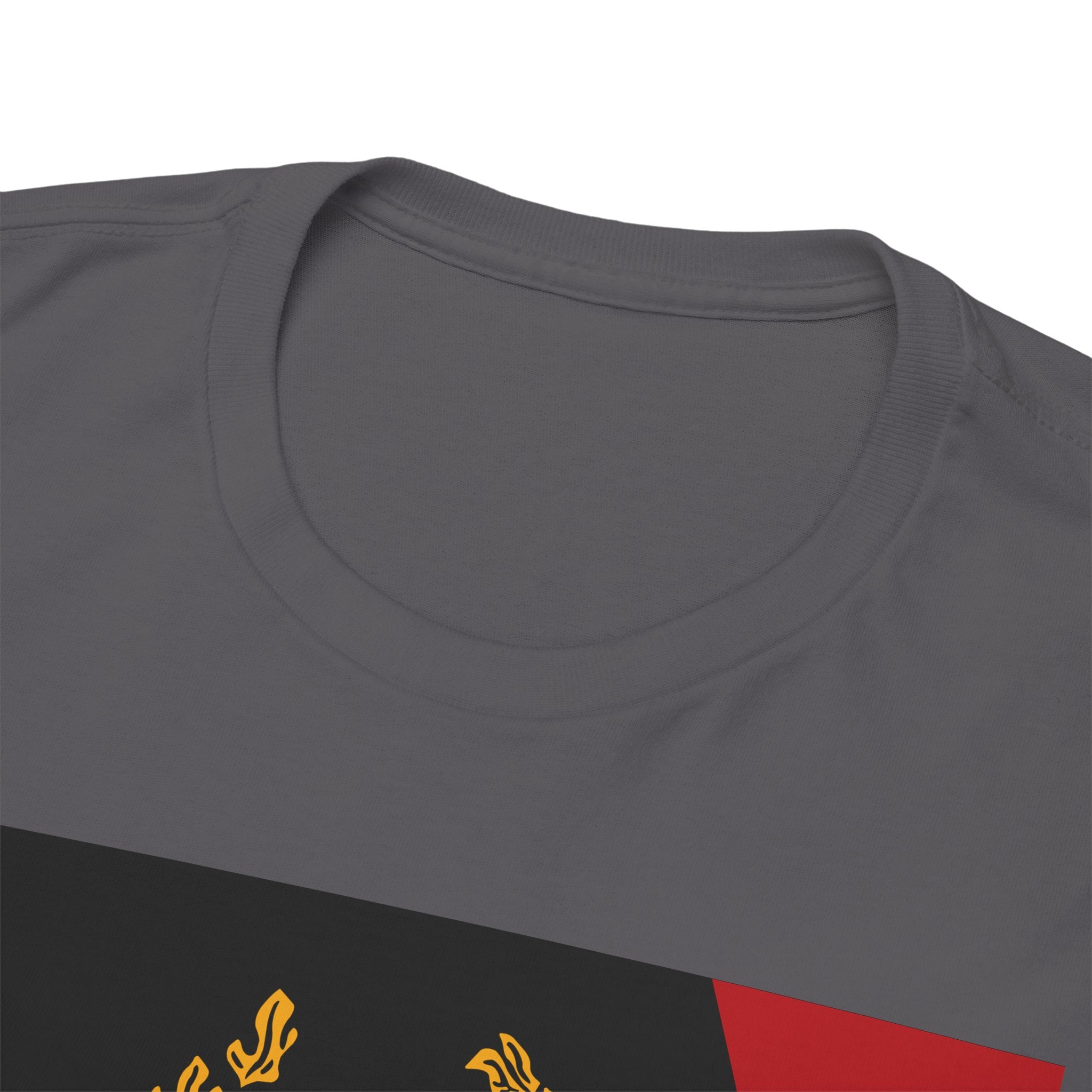 Laurel Trident Tee — Vintage Gold Emblem Graphic T-Shirt