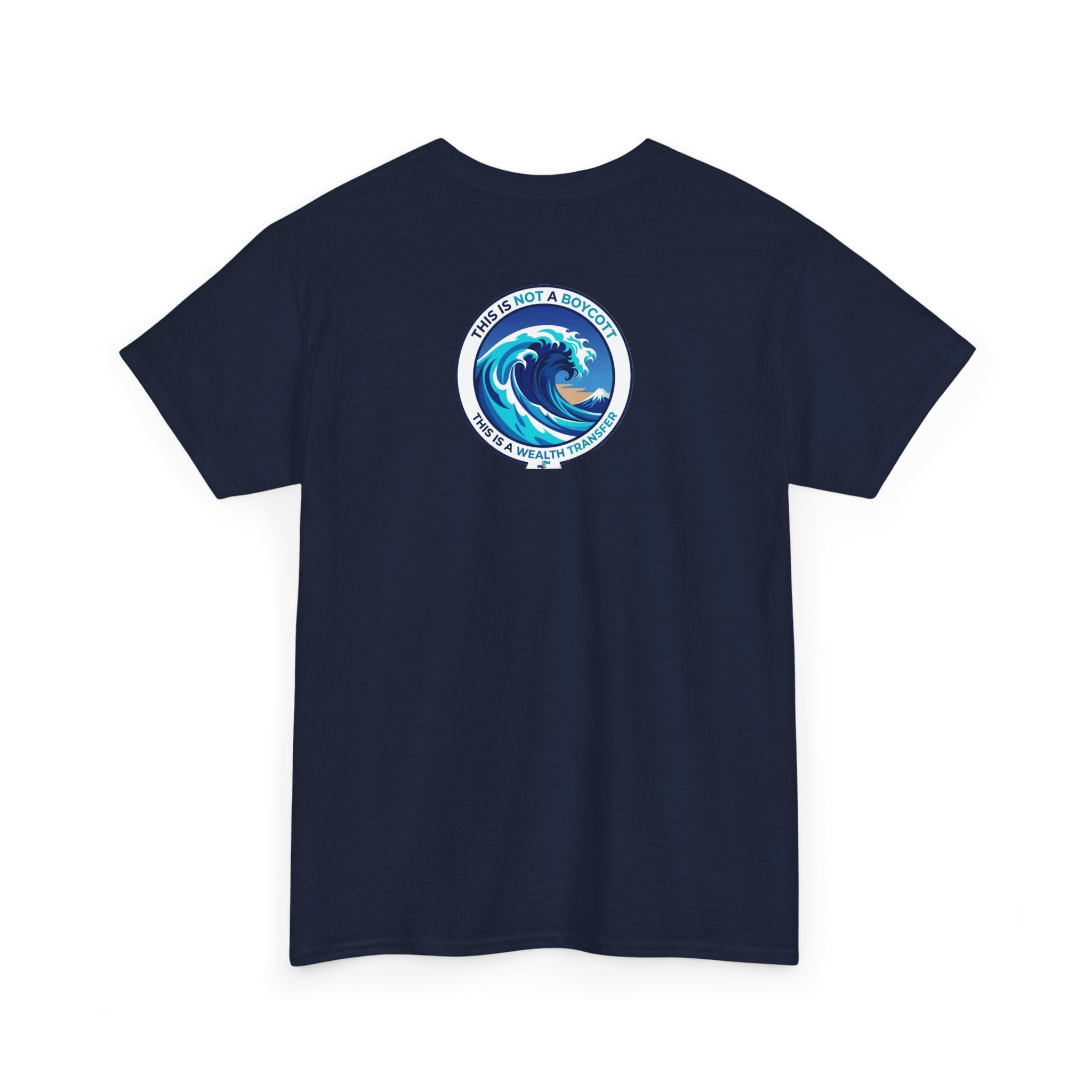 T-Shirt — Coastal Wave Graphic Tee (Ocean Sunset Wave Art)