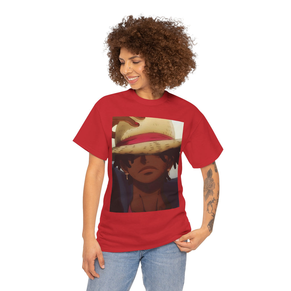 One Piece Luffy Straw Hat T‑Shirt — Anime Pirate Crew Graphic Tee