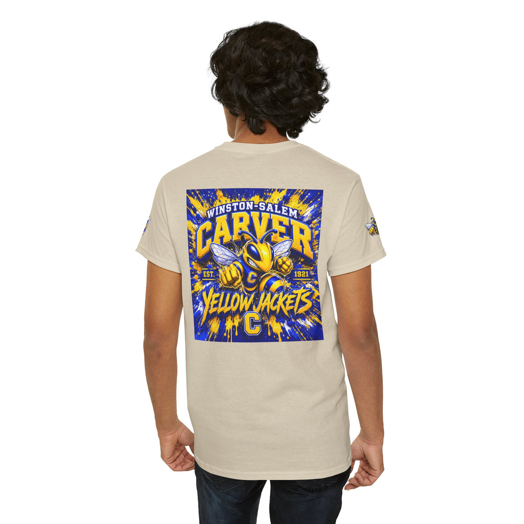 Carver Yellow Jackets Graphic T‑Shirt — Winston‑Salem School Spirit Tee