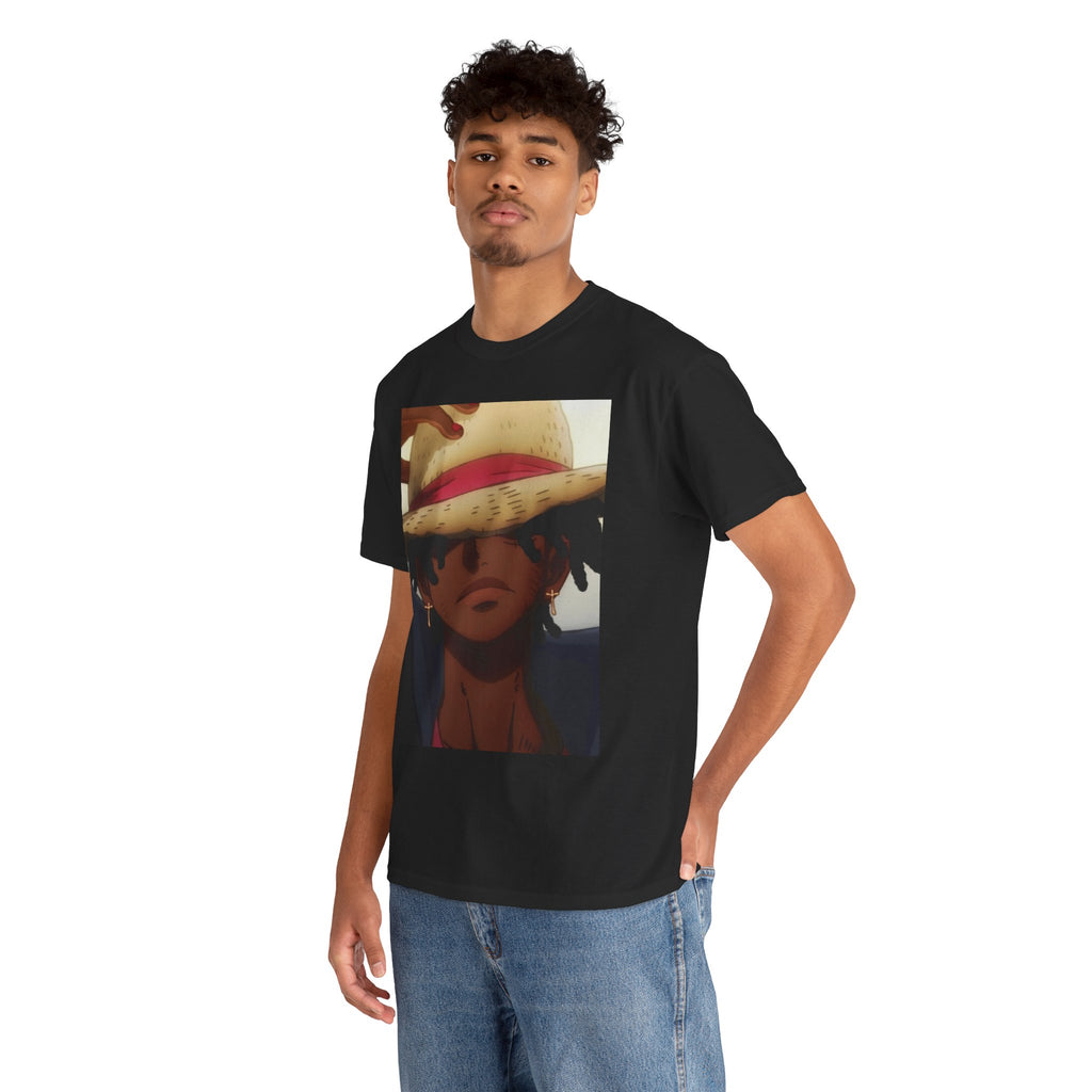 One Piece Luffy Straw Hat T‑Shirt — Anime Pirate Crew Graphic Tee