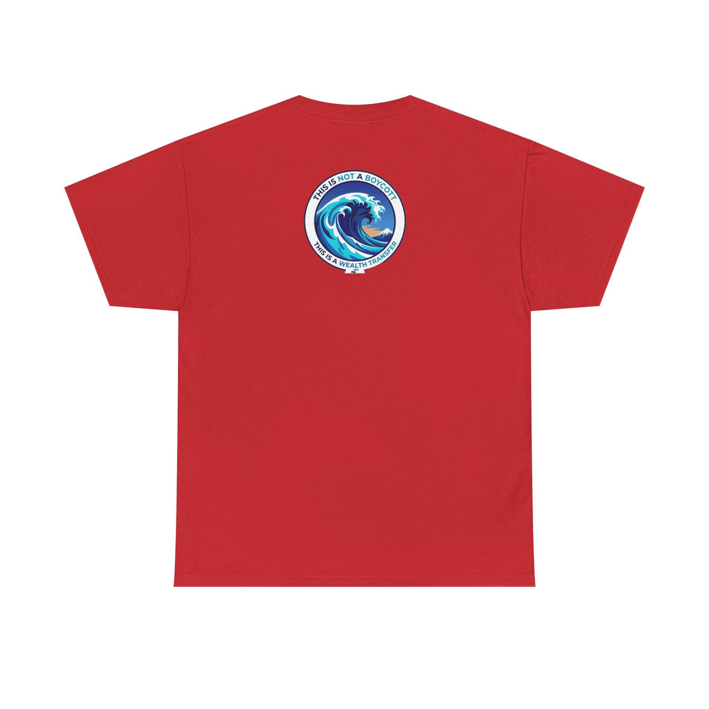 T-Shirt — Coastal Wave Graphic Tee (Ocean Sunset Wave Art)