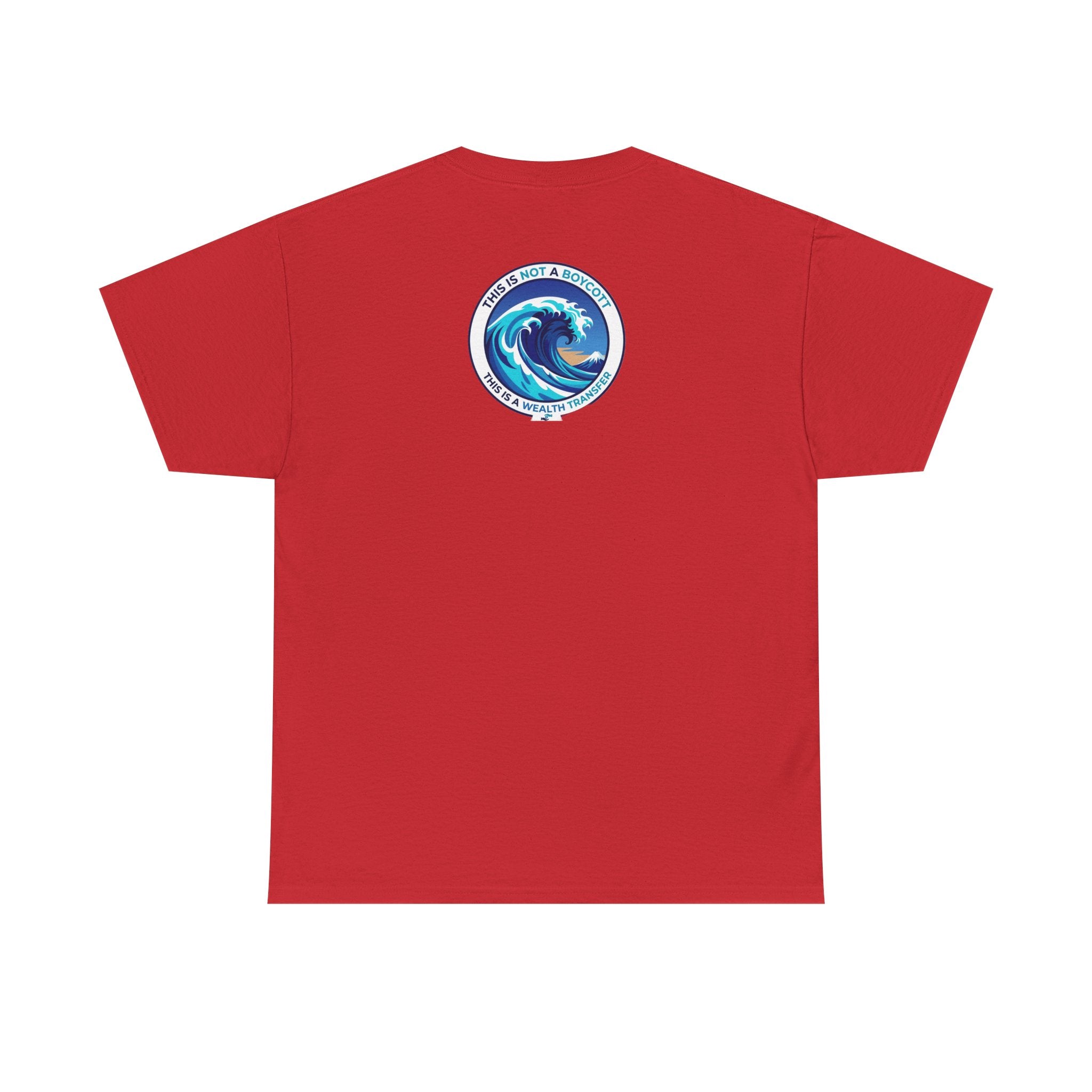 T-Shirt — Coastal Wave Graphic Tee (Ocean Sunset Wave Art)
