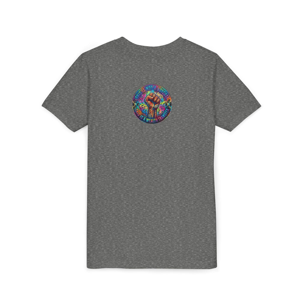 Kids Gaming Tee — Neon Rainbow Portal Gamer Shirt