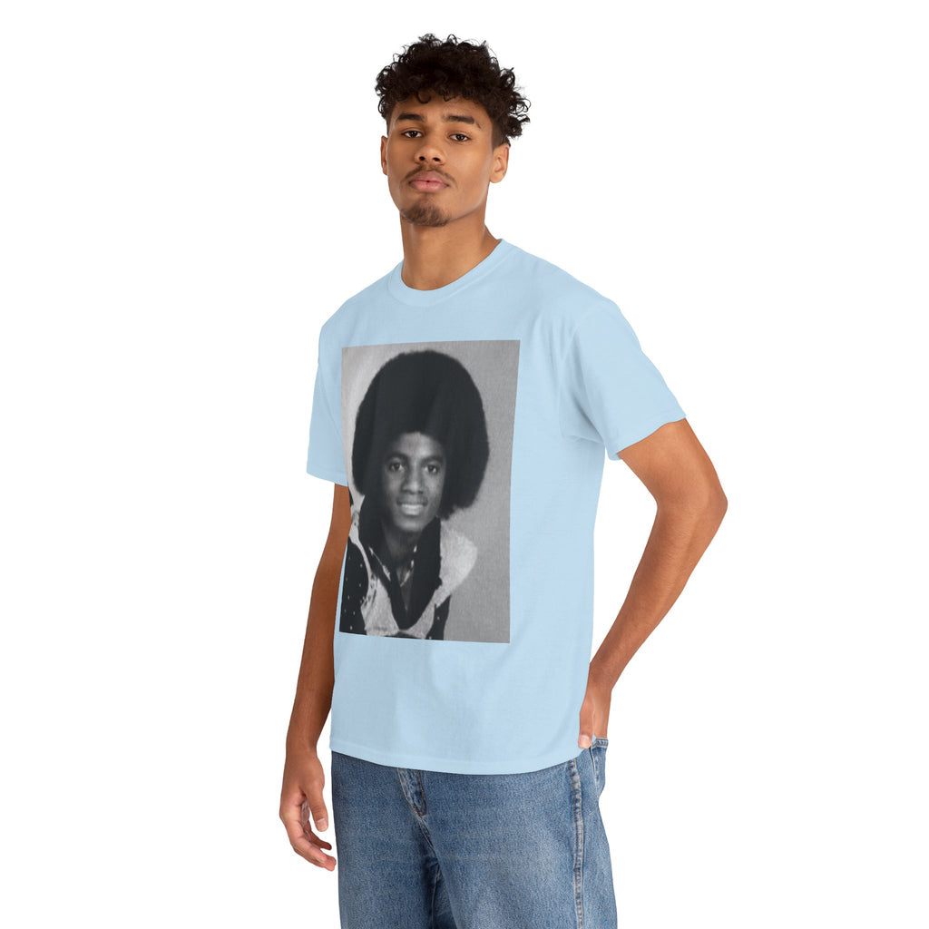 Graphic Tee — Retro Portrait Front with Black Power Fist Back