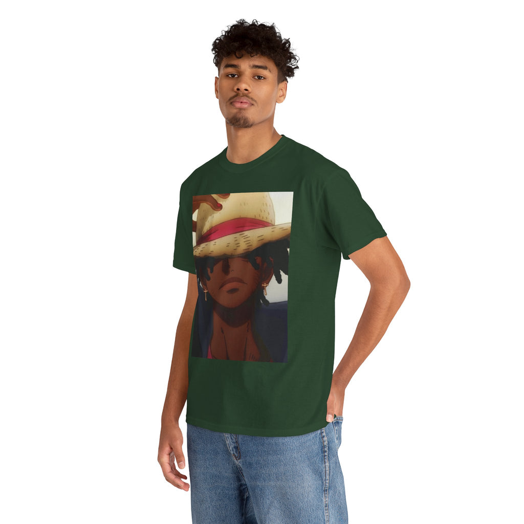 One Piece Luffy Straw Hat T‑Shirt — Anime Pirate Crew Graphic Tee