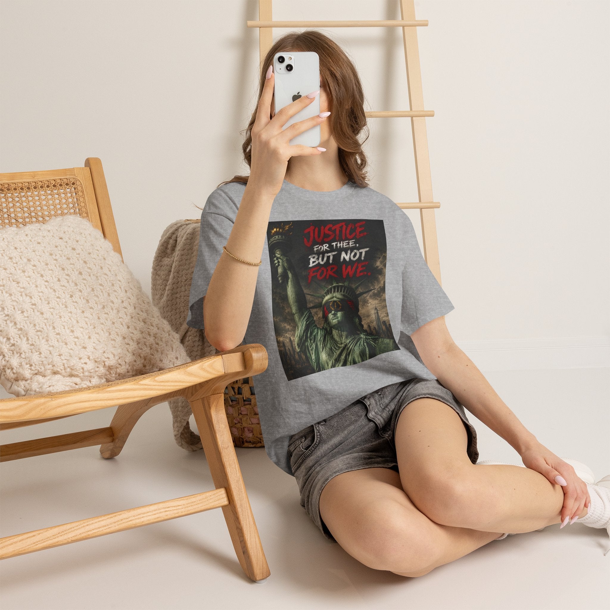 Protest Justice T-Shirt — “Justice For Thee, But Not For We” Graphic Tee
