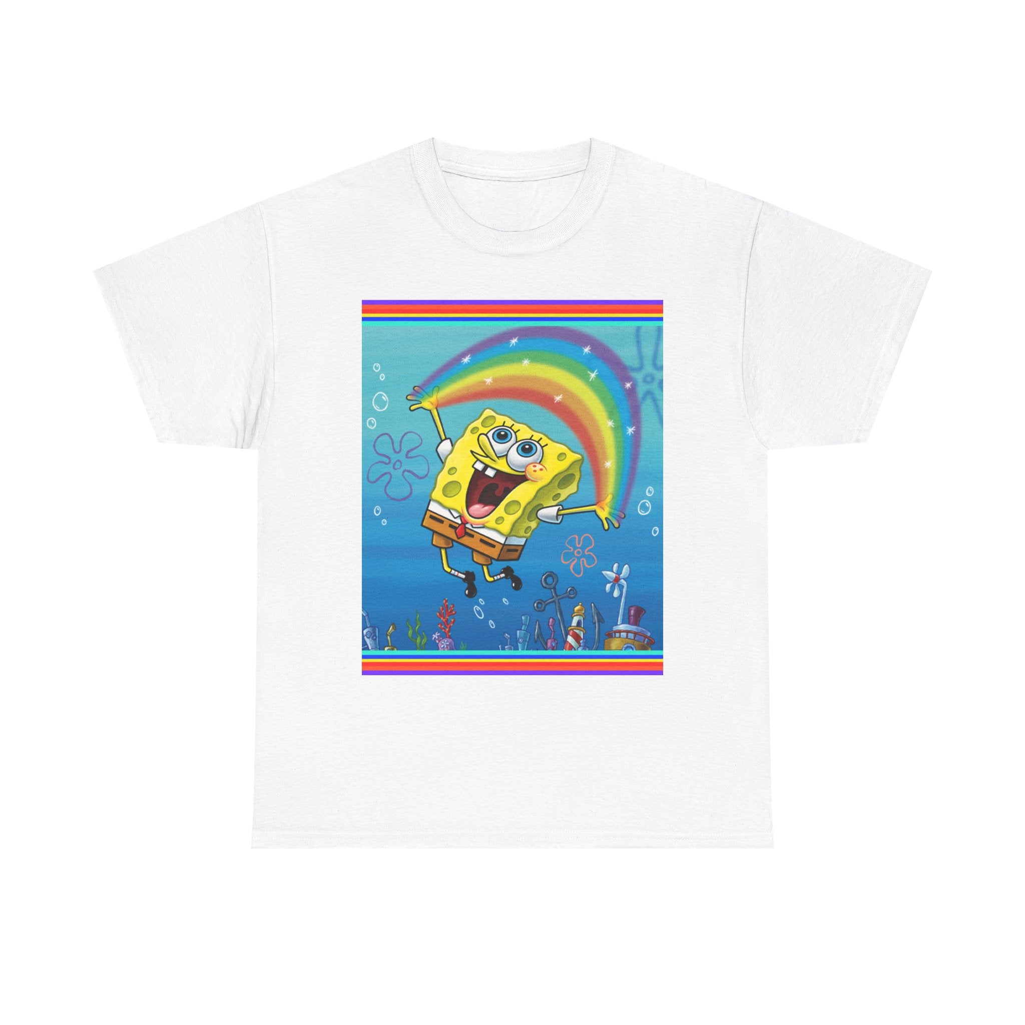 SpongeBob Rainbow SquarePants T-Shirt — Nickelodeon Graphic Tee