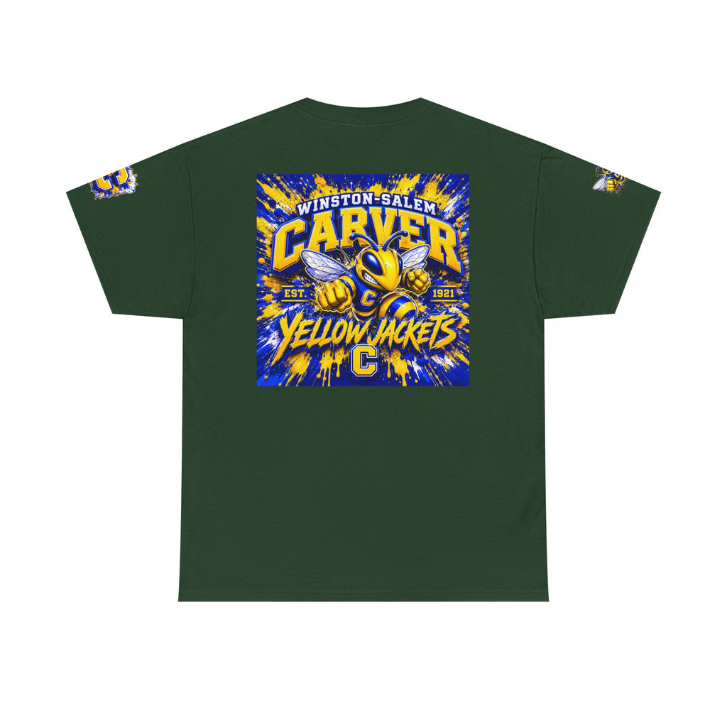 Carver Yellow Jackets Graphic T‑Shirt — Winston‑Salem School Spirit Tee