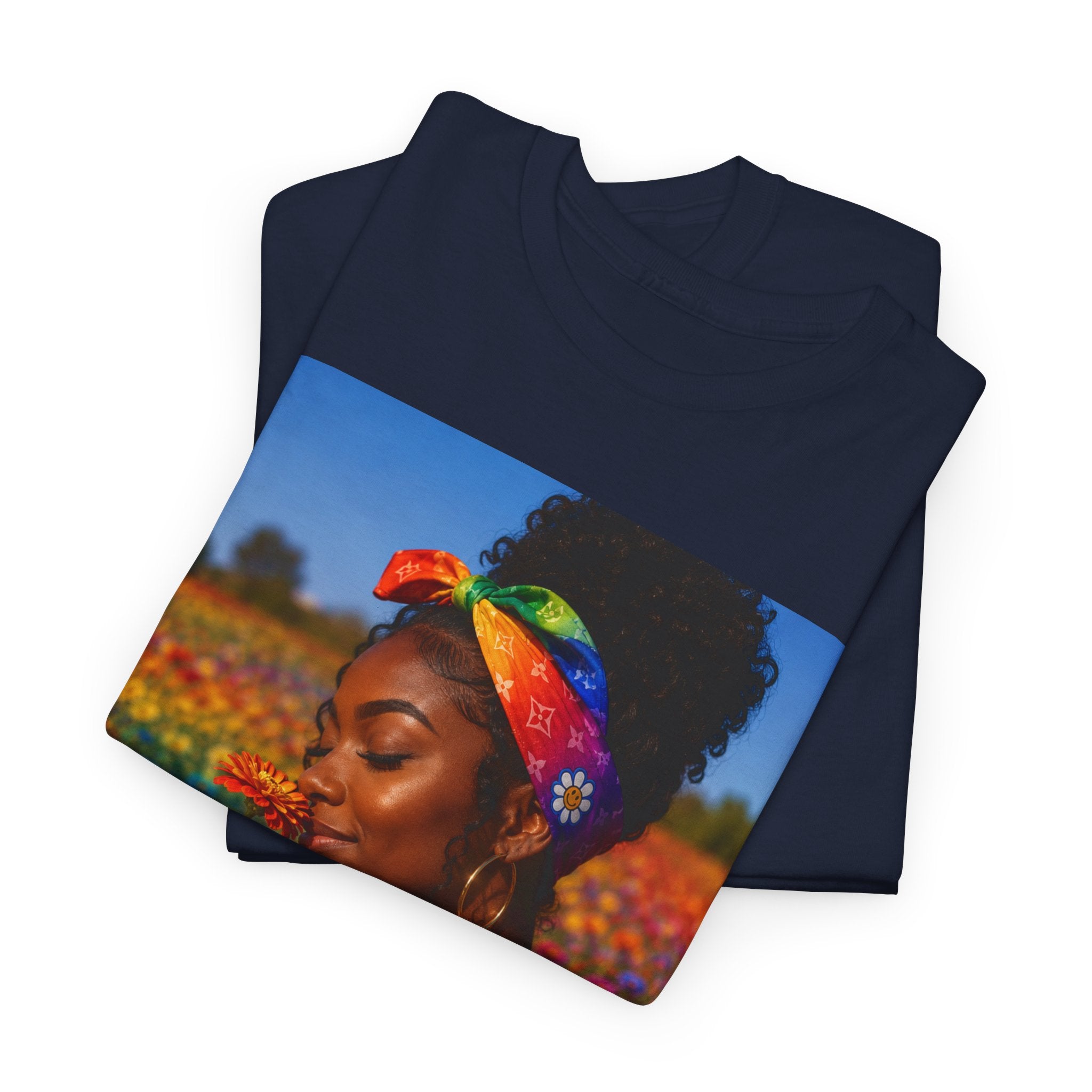 T-Shirt — Rainbow Empowerment Portrait Tee ("This Is Not A Boycott, This Is A Human Transaction")