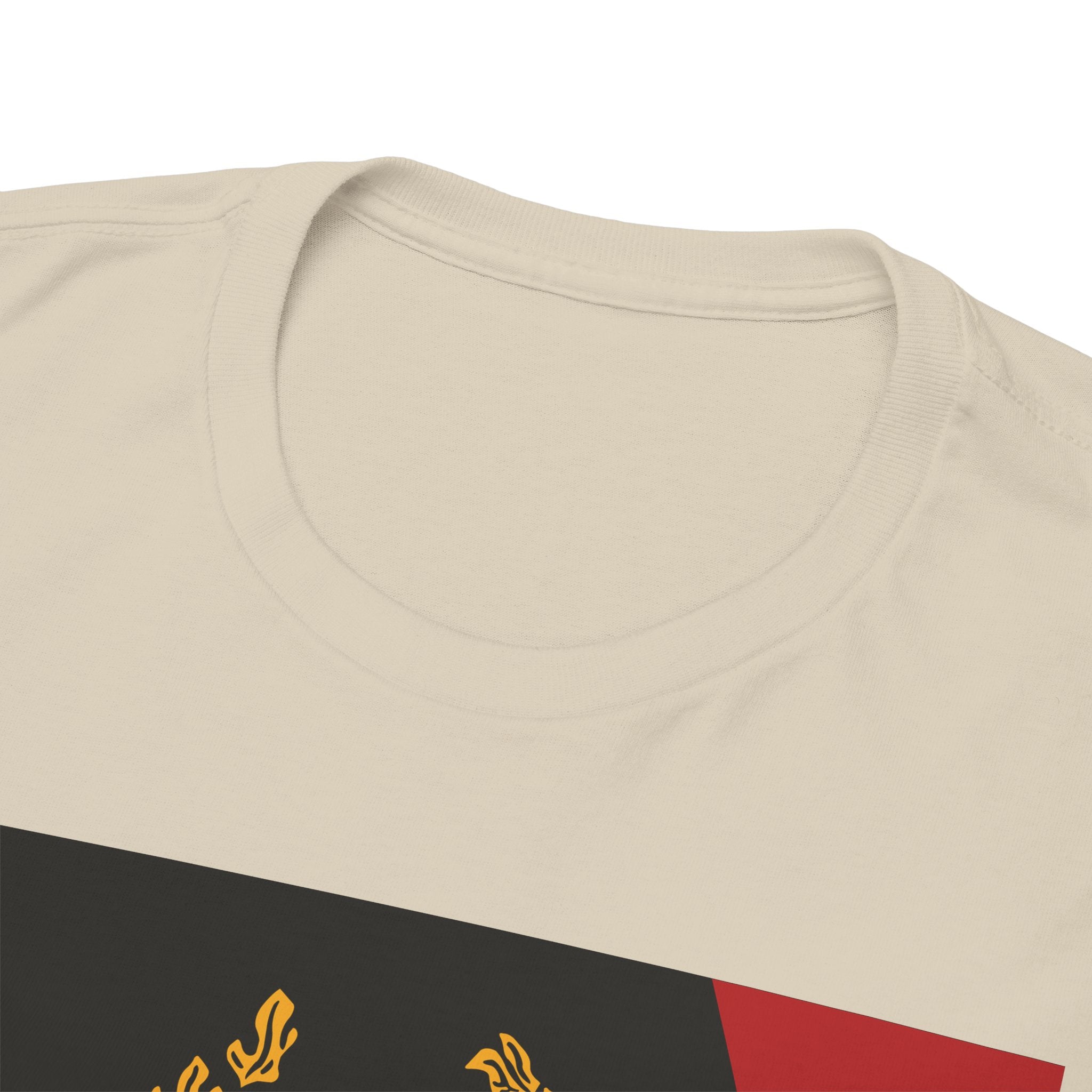 Laurel Trident Tee — Vintage Gold Emblem Graphic T-Shirt