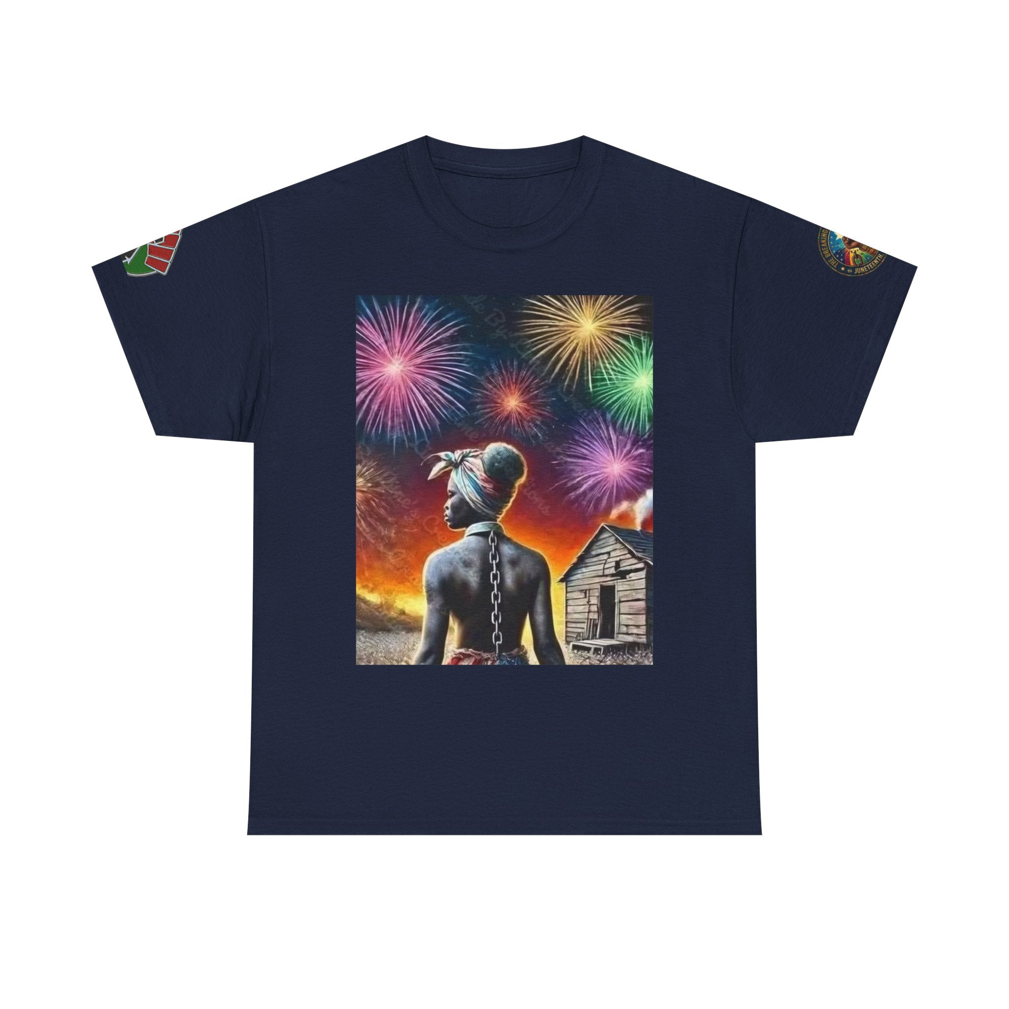 Freedom Isn’t Free Tee — Patriotic Fireworks Soldier Graphic T-Shirt