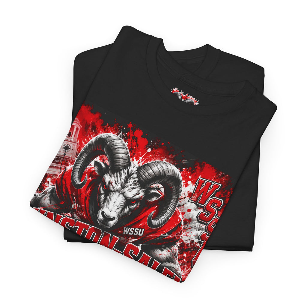Winston‑Salem State Rams Ram Head Tee — Bold College Spirit T‑Shirt