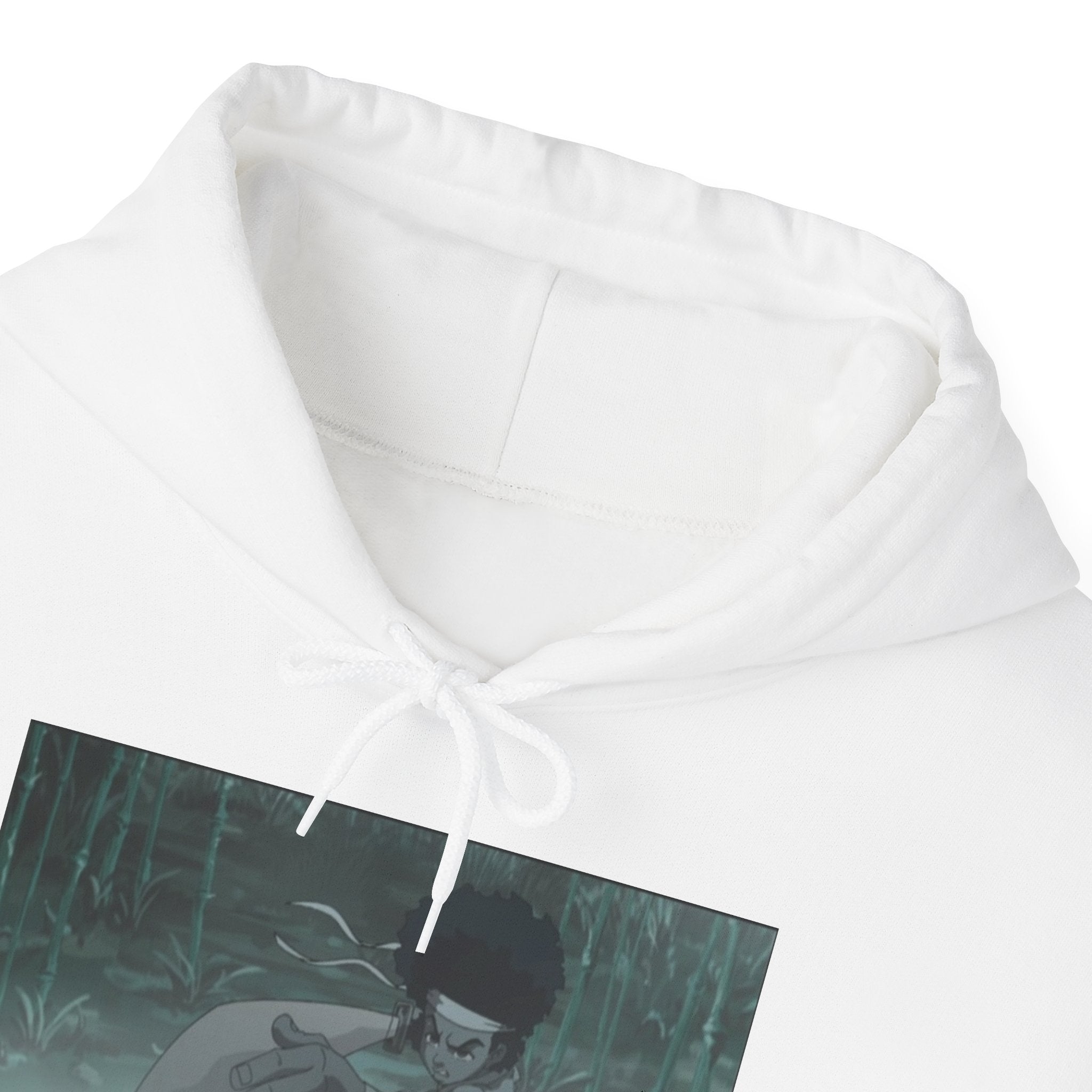 Moody Forest Angel Hoodie — Ethereal Wings Graphic Sweatshirt