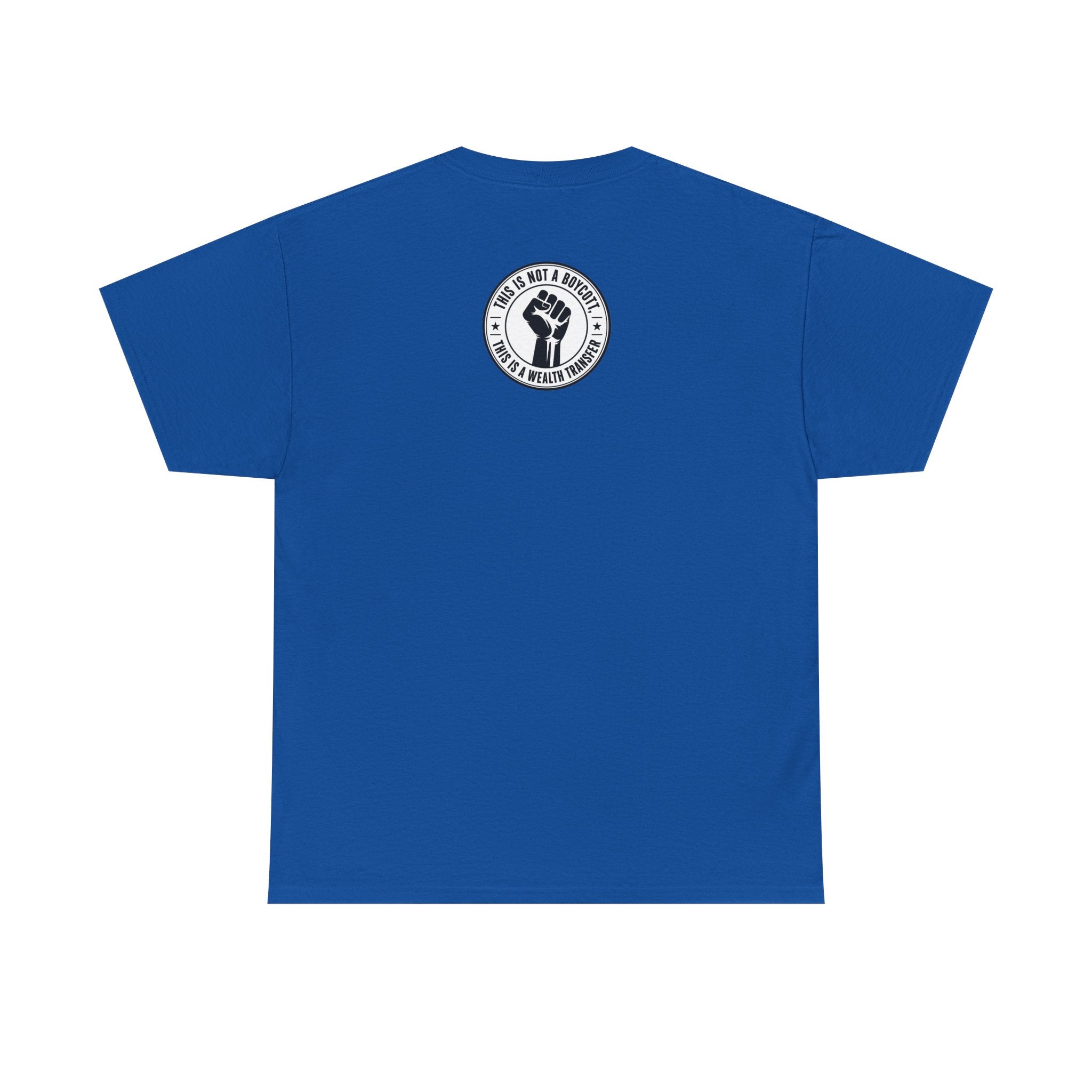 Graphic Tee — Retro Portrait Front with Black Power Fist Back