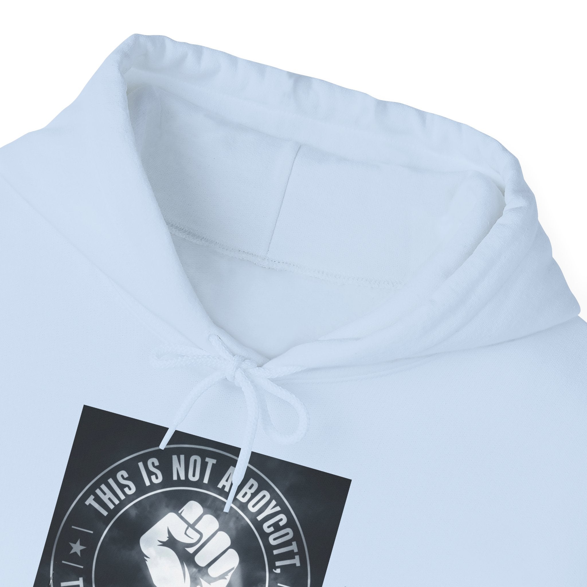 Hoodie — "This Is Not a Moment" Raised Fist Social Justice Pullover