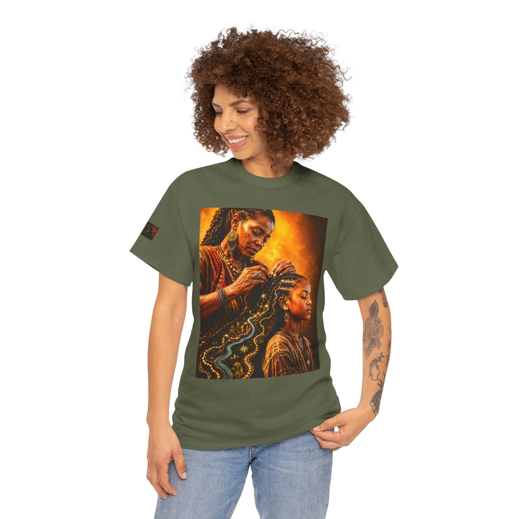 Afrocentric Braiding Tee – "This Is Not A Phase" Empowerment Graphic T-Shirt