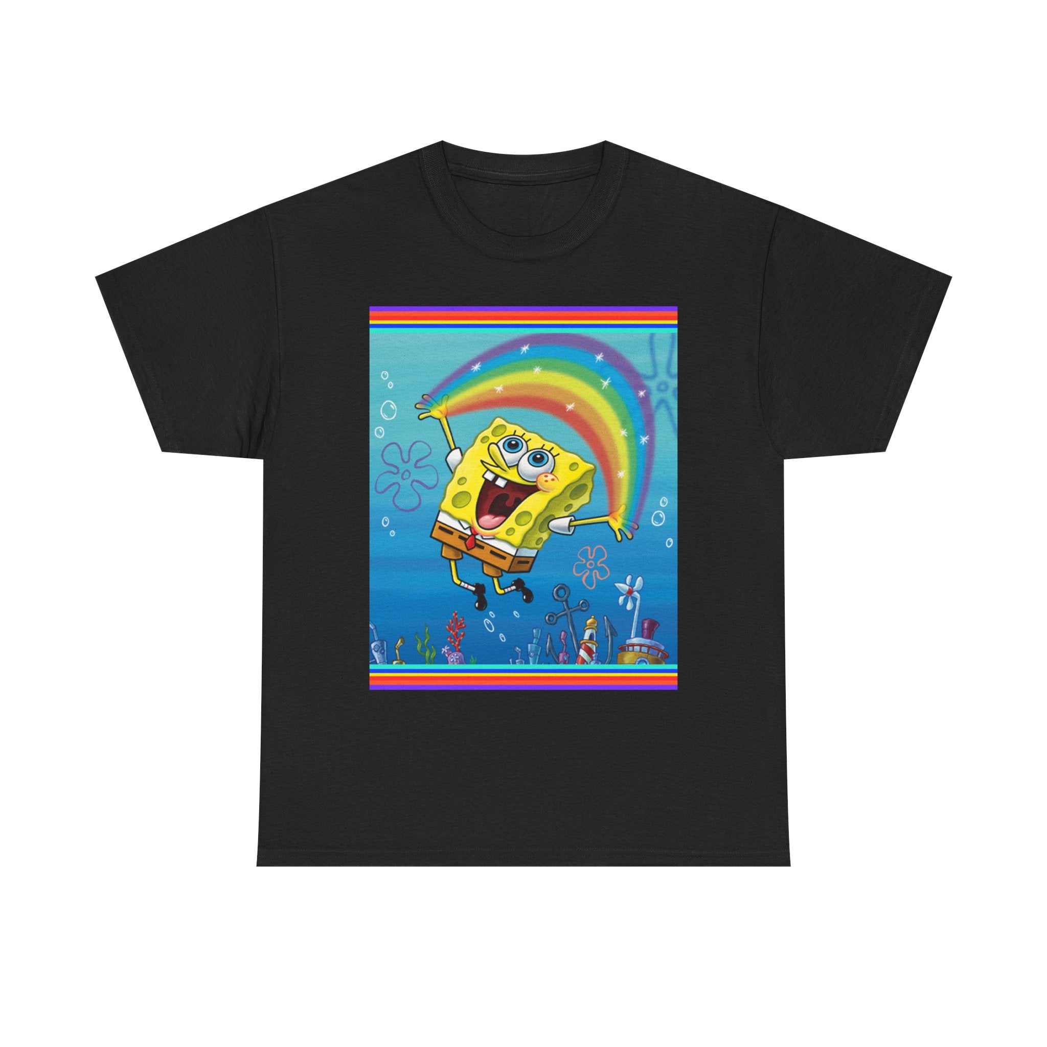 SpongeBob Rainbow SquarePants T-Shirt — Nickelodeon Graphic Tee