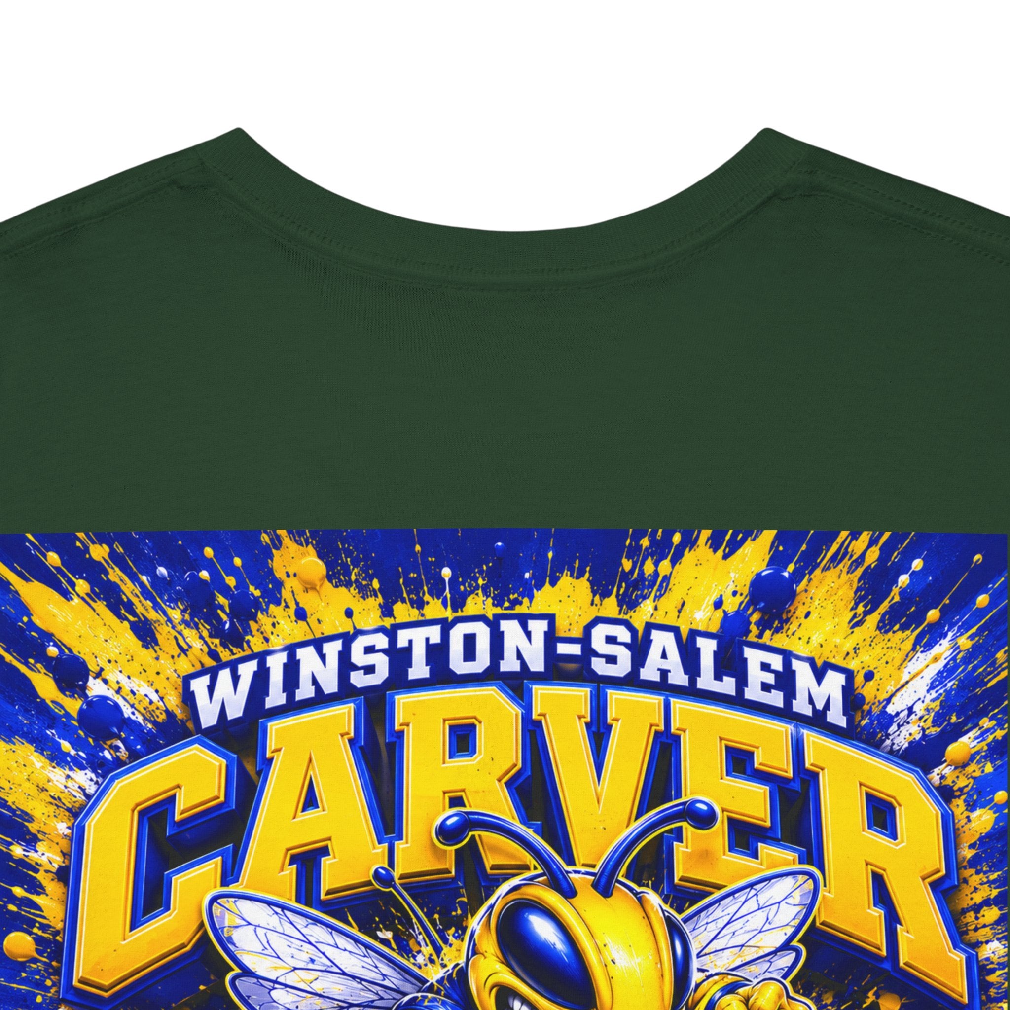 Carver Yellow Jackets Graphic T‑Shirt — Winston‑Salem School Spirit Tee