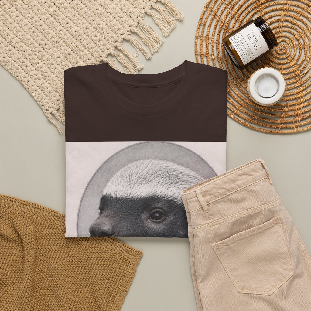 Badger Portrait Tee — "Which One of Y’all MF Said Something About a Home?" Graphic T‑Shirt