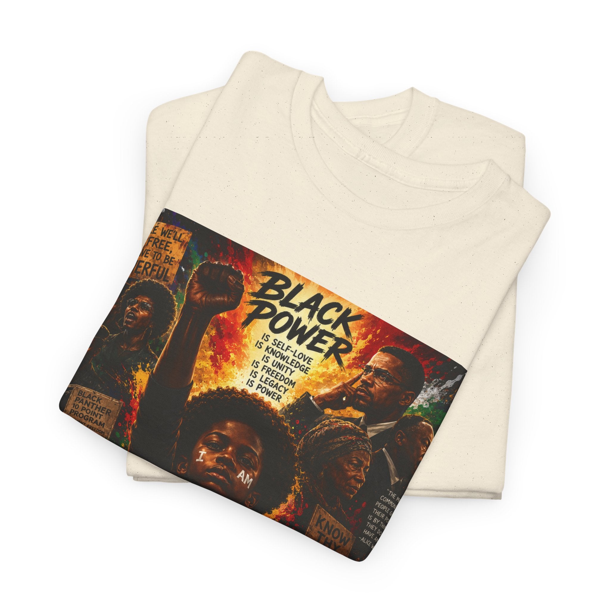 Black Power T‑Shirt — 'This Is Not A Boycott, This Is A Wealth Transfer' Protest Tee