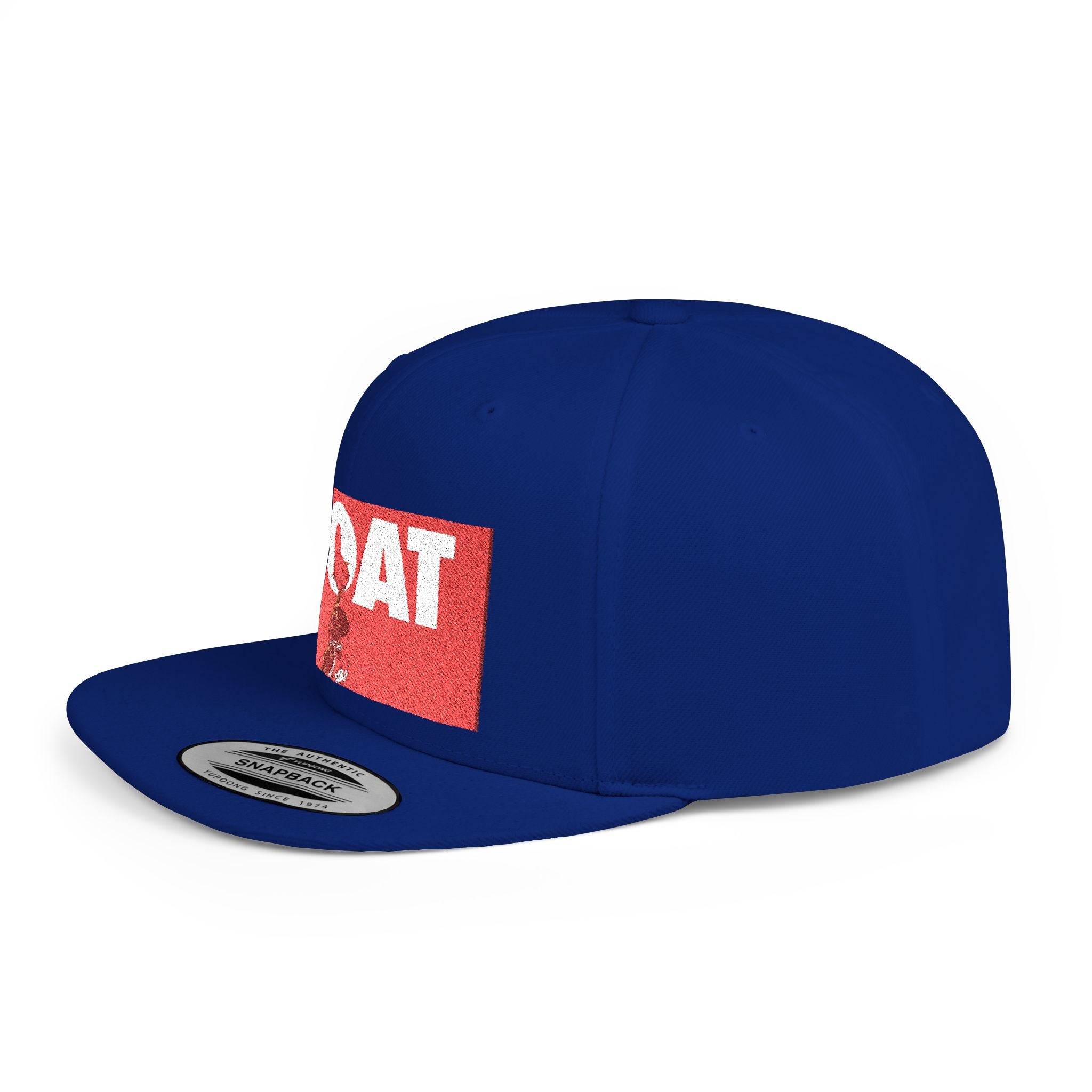Copy of Flat Bill Snapback Hat — Retro Dance Crew Graphic Cap