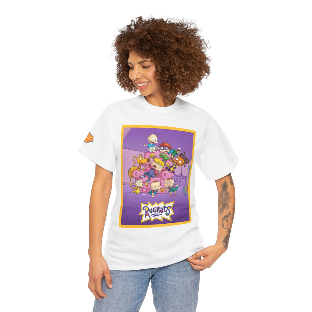 Rugrats Character Collage Tee — Retro Nickelodeon Kids Cartoon T-Shirt
