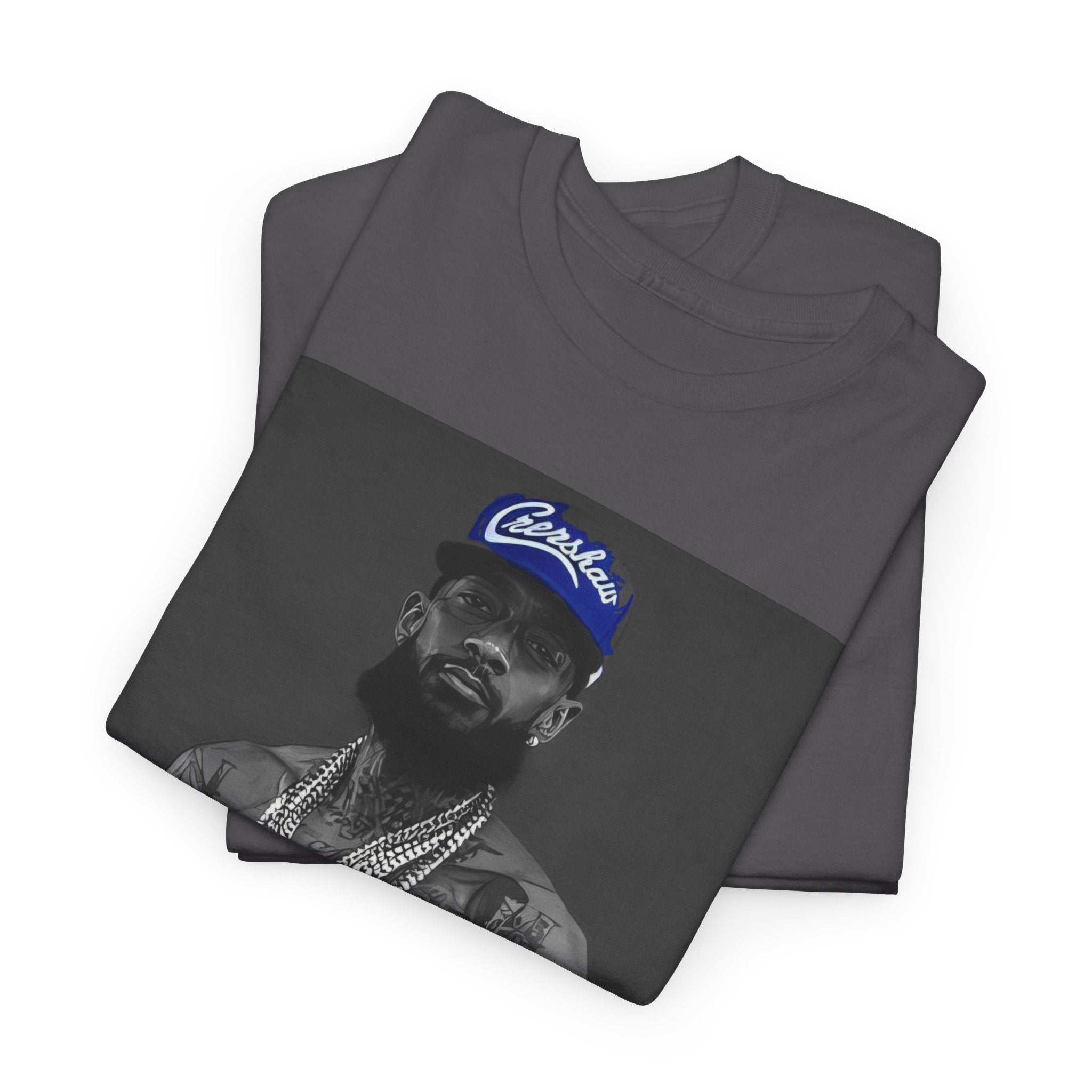 Iconic Rap Legend Photo Tee — Los Angeles Cap Graphic