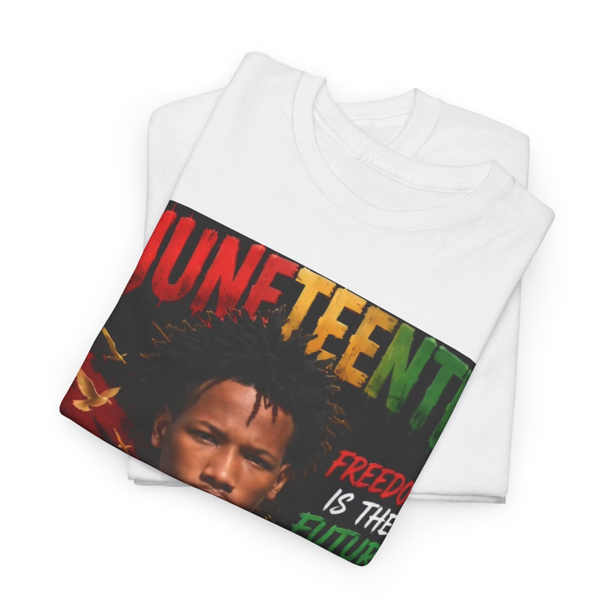 Juneteenth Fist Tee — "Freedom Is The Future" Karmelo Tribute Shirt
