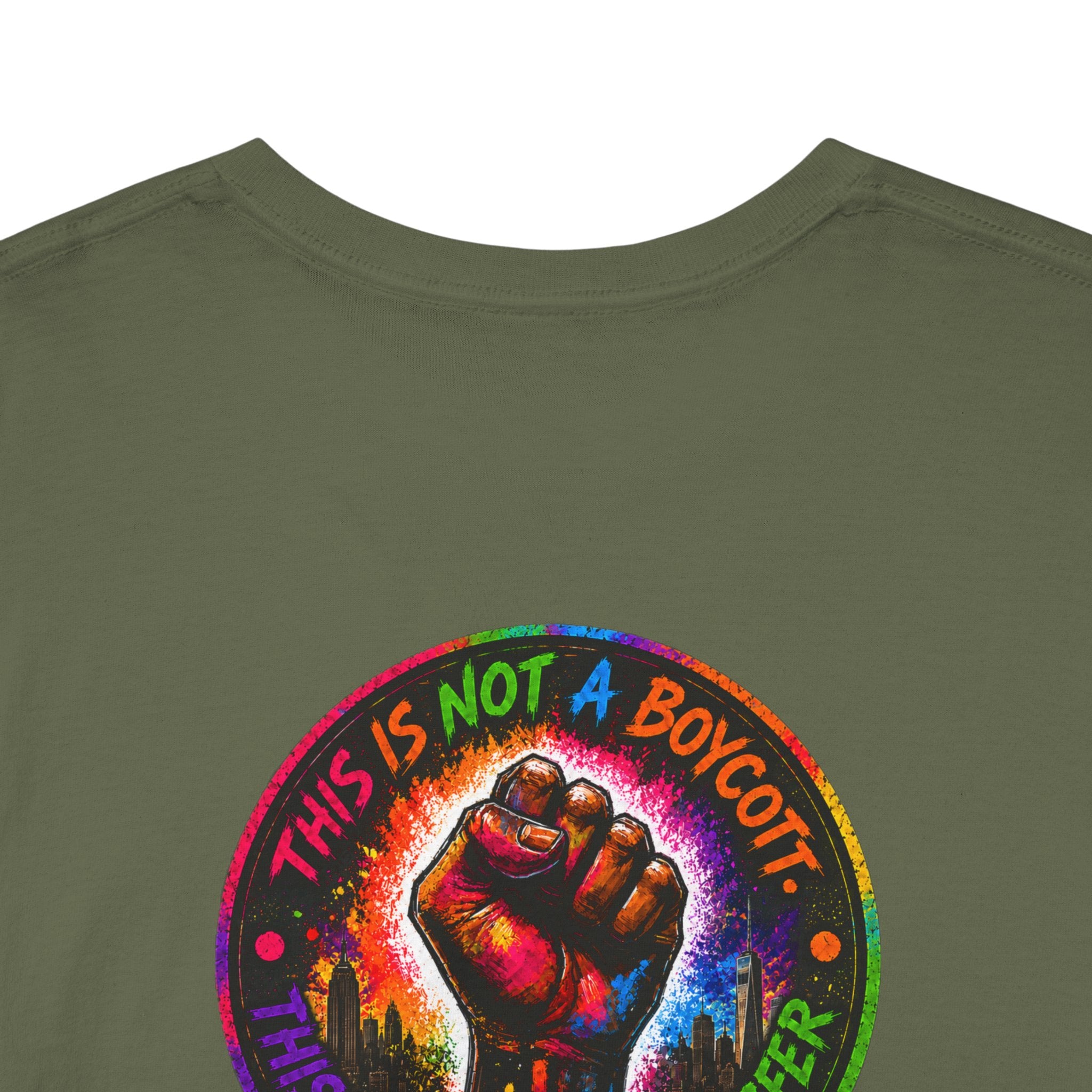 They Want Our Rhythm But Not Our Blues Tee — Black Power Fist Social Justice T-Shirt