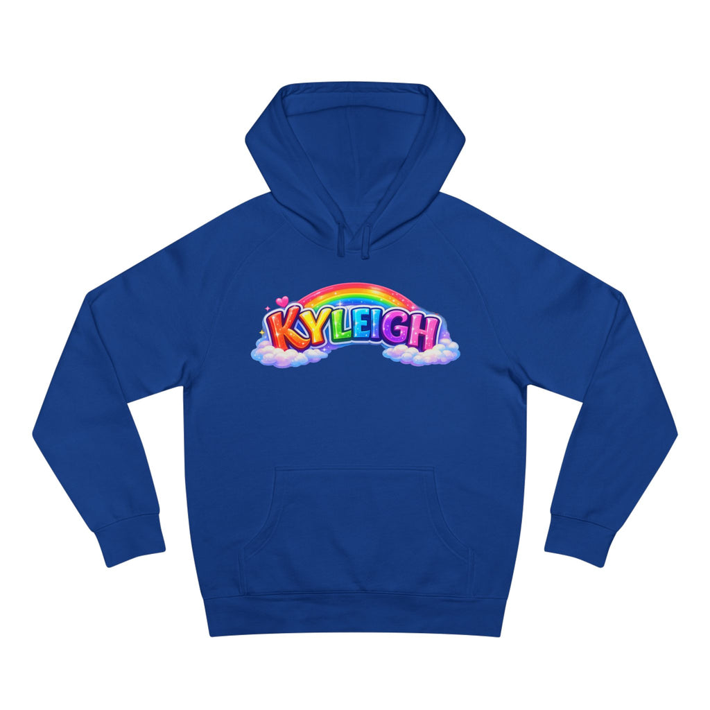 KYLIEGH Rainbow Pony Hoodie — Personalized Cute Unicorn Graphic Pullover