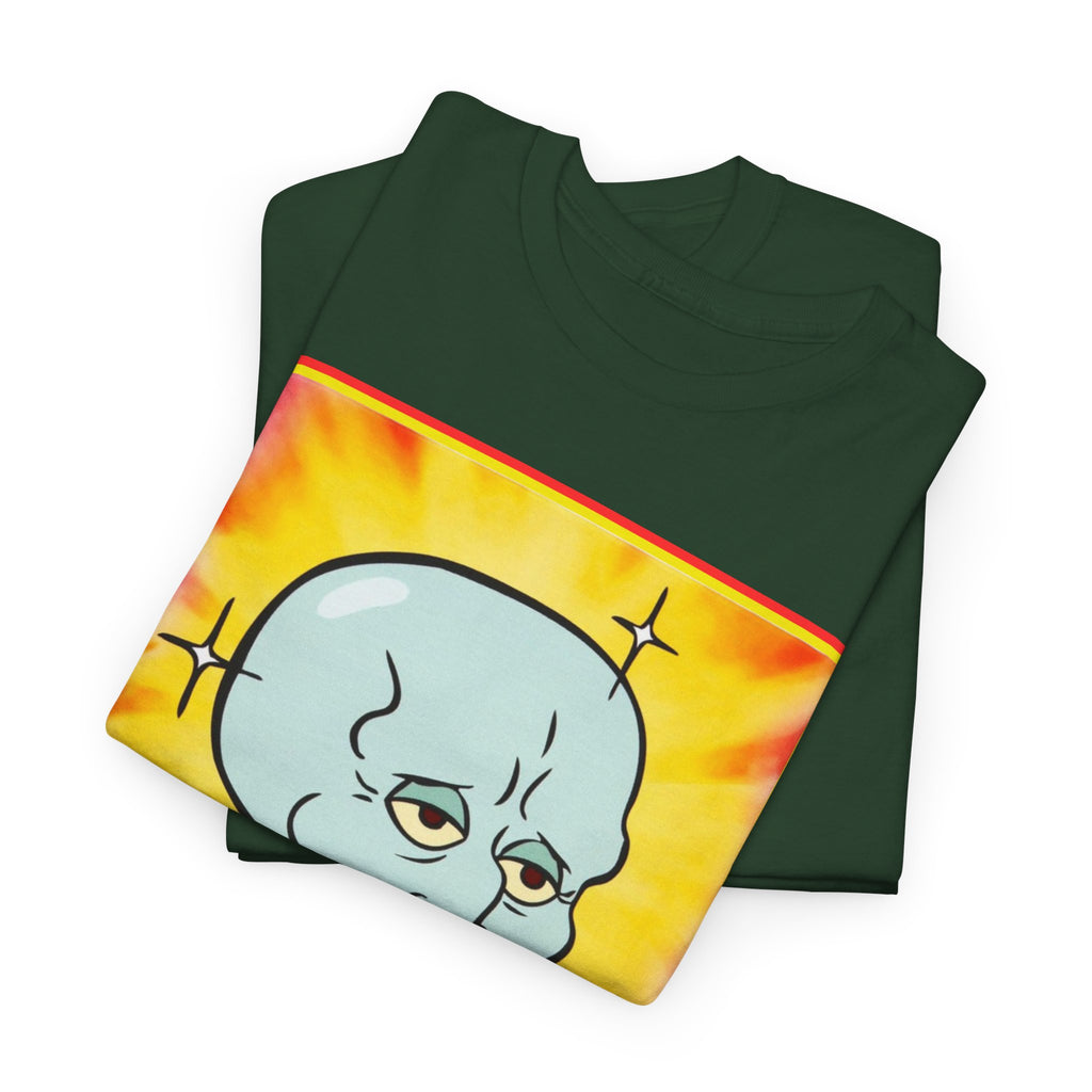 Handsome Squidward Portrait T‑Shirt — Retro Nickelodeon Graphic Tee
