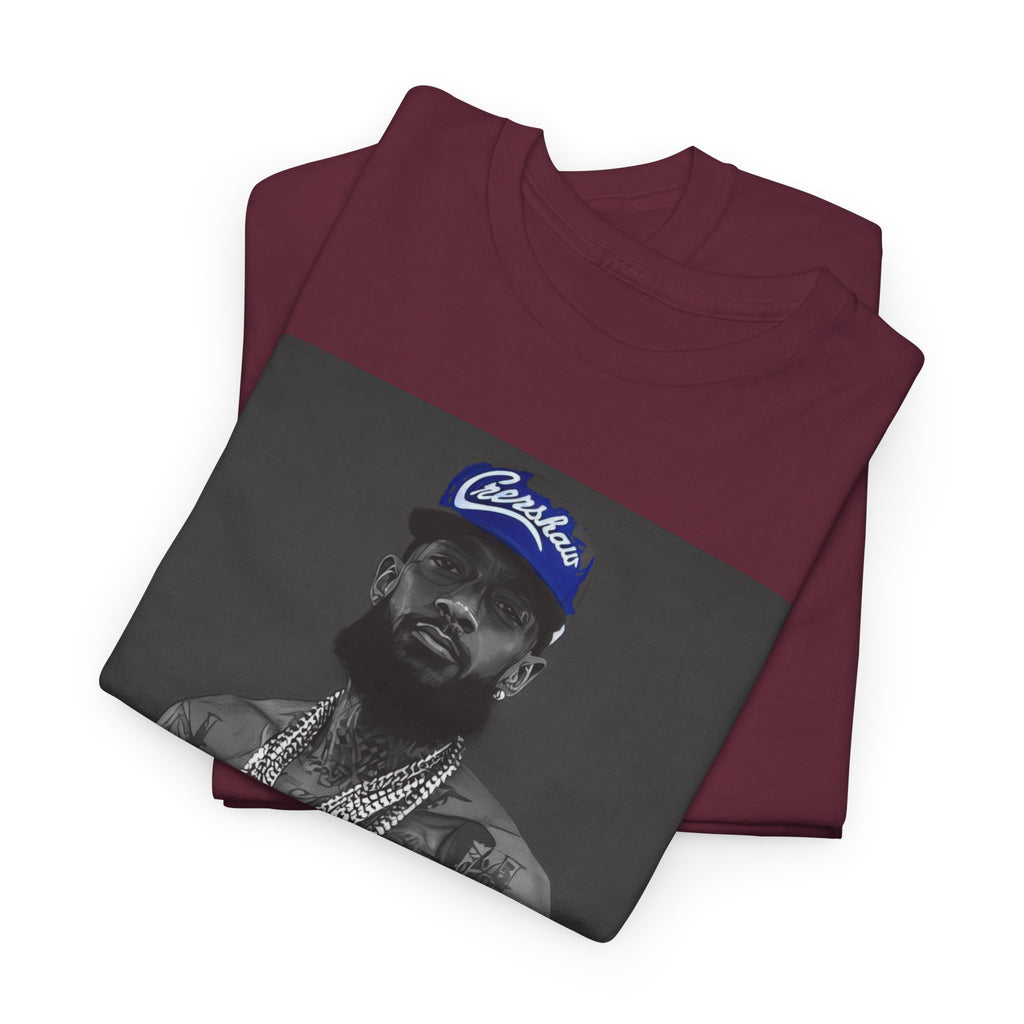 Iconic Rap Legend Photo Tee — Los Angeles Cap Graphic